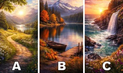 Quiz: Chọn một bức tranh phong cảnh bạn thích nhất: Hé lộ giai đoạn may mắn sắp đến với bạn