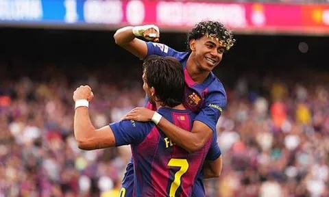 Thắng đậm derby, Barca nới rộng cách biệt với Real lên 9 điểm