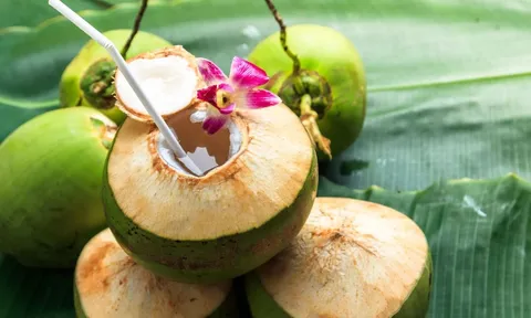 3 nhóm người nên uống nước dừa