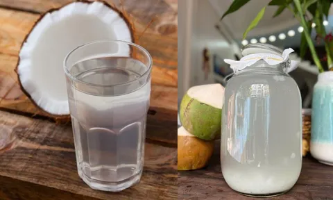 Cách làm nước dừa lên men, tốt hơn nước ngọt có ga, giúp nhuận tràng, đẹp da