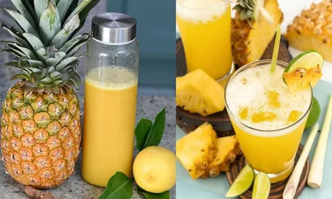 Cách uống nước ép dứa giúp giảm cân nhanh, eo thon, không xót ruột