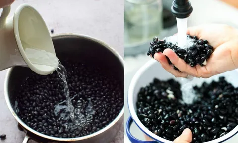 Vì sao phải ngâm đậu đen qua đêm trước khi nấu?