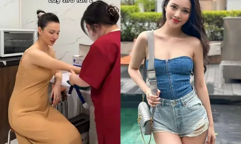 Chị sếp trẻ xinh trên phim VTV 25 tuổi lấy chồng thạc sĩ, bế bụng bầu đi khám thai, nhan sắc cực phẩm