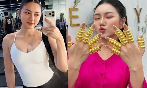 Hoa khôi Cần Thơ giờ là "phú bà" bán vàng sau 11 năm rời showbiz lấy chồng, càng sinh con càng trẻ đẹp
