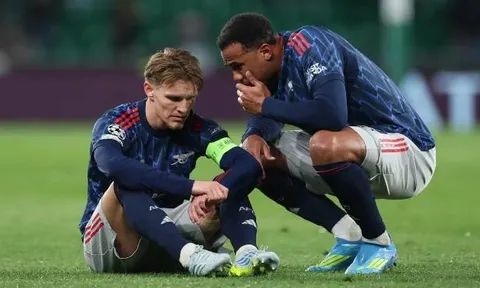 Odegaard báo tin dữ cho Arsenal trước tuần thi đấu quyết định