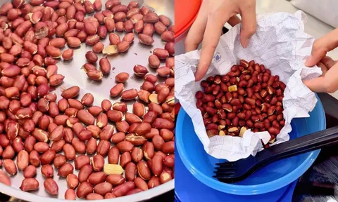 Vì sao lạc rang tại nhà nhanh ỉu, bị hôi dầu, không ngon như ngoài hàng?