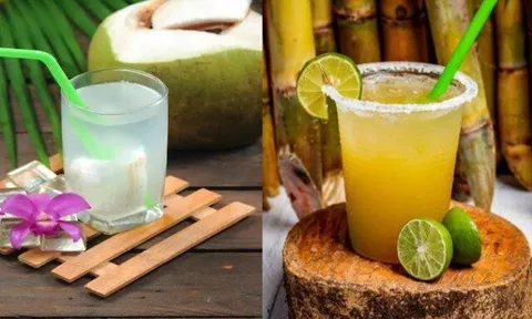 Ngày nắng nóng nên uống nước mía hay nước dừa? Bất ngờ loại tốt hơn lại dùng không phổ biến bằng