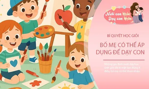 Gia đình nuôi dạy học sinh giỏi bí mật làm đúng 4 điều, ai cũng có thể làm theo mà không tốn chi phí