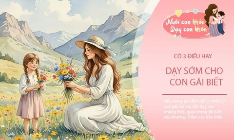 Nếu nhà chỉ có một cô con gái, hãy dạy 3 điều này sớm để đảm bảo tuổi già sống thoải mái