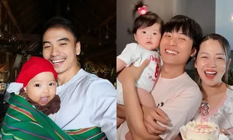 2 "tiểu công chúa" nhà H'Hen Niê và Puka là bản sao hoàn hảo của bố, mẹ "ra rìa" vì con chỉ bám ba không rời