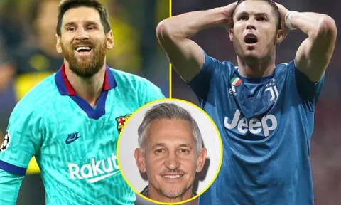 Khen Messi giỏi hơn, Lineker bị Ronaldo hủy theo dõi