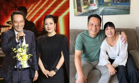 Diva Mỹ Linh tự hào khen nhạc sĩ Anh Quân 54 tuổi vẫn phong độ như thời trẻ, hì hục tập gym để "bù trừ" cho chồng