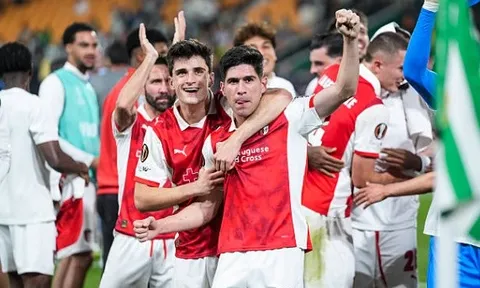 Dẫn trước hai bàn, Betis vẫn thua ngược Braga cay đắng
