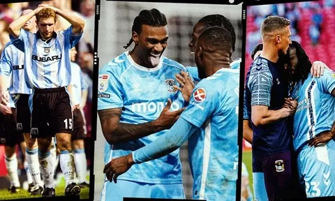 Coventry City tìm lại thiên đường sau 25 năm nếm trải tủi nhục