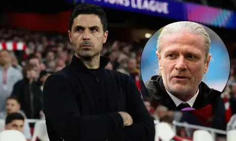 Huyền thoại lo ngại Arsenal đánh rơi chức vô địch vì Arteta