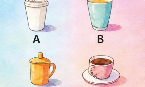 Trắc nghiệm tâm lý: Bạn sẽ chọn uống bằng chiếc cốc nào?