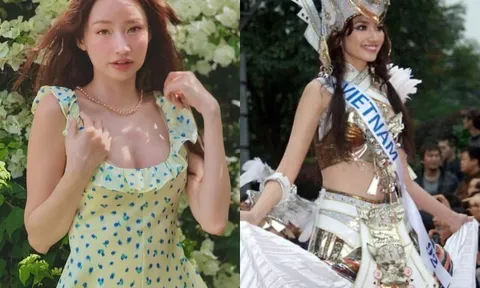 Á hậu Việt lọt Top 100 gương mặt đẹp nhất thế giới, visual đến "hung thần nhiếp ảnh" cũng phải "đầu hàng"