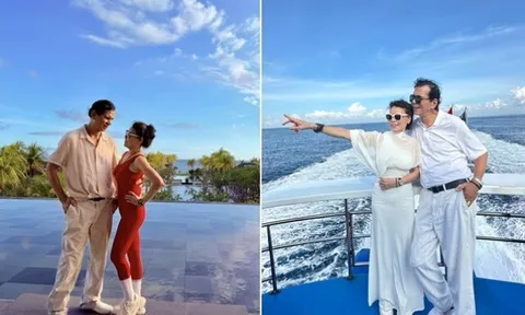 Bố lai Pháp của Hồ Ngọc Hà đi đâu cũng “kè kè” bên vợ, mẹ nữ ca sĩ nói 2 từ đầy sâu sắc