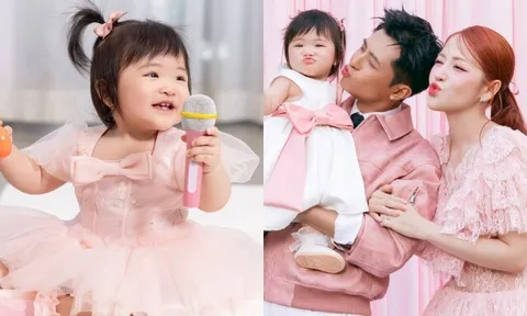 Puka khoe con gái Gin Tuấn Kiệt có chất giọng cao vút, mong bé Anya sau này không hát giống mẹ