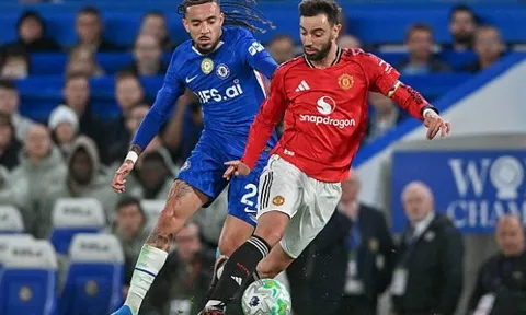 Cánh chim đầu đàn Bruno Fernandes giúp Man Utd hạ Chelsea