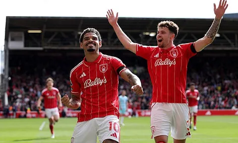 Đè bẹp Burnley, Nottingham bứt tốc trong cuộc đua trụ hạng