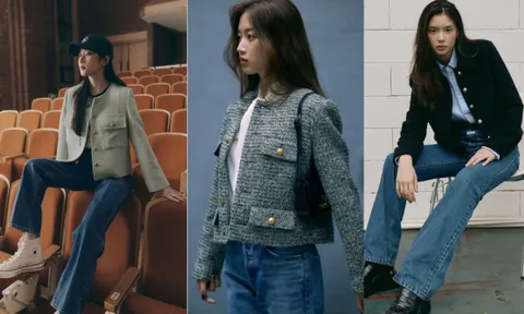 Kiểu áo khoác thanh lịch, sang trọng và chưa bao giờ lỗi mốt, mùa nào mặc cũng đẹp