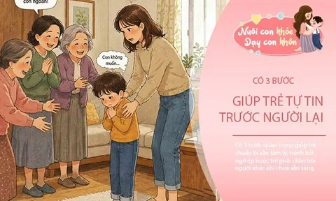 Bố mẹ vì "cả nể" mà ép con làm điều này với người ngoài, vô tình khiến trẻ rụt rè và sợ giao tiếp