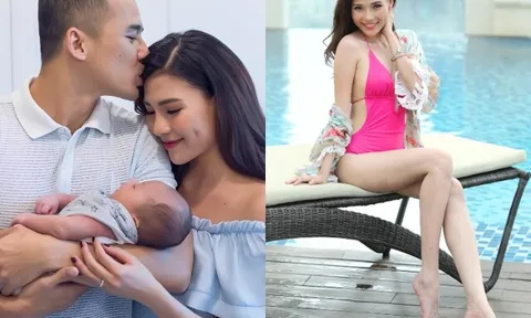 Nam chính bị ghét trong phim Bóng Ma Hạnh Phúc có vợ là hot girl gốc Huế, sinh con quốc tịch Mỹ giờ dáng đẹp nuột nà