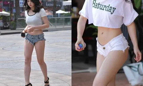 Bối rối trước những kiểu quần ngắn cũn của chị em khi trời nóng, mặc sao để không bị phản cảm, kém duyên?