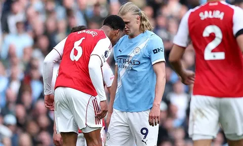 Arsenal níu giữ hy vọng vô địch nhờ hành động của Haaland