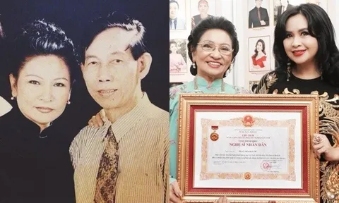 NSƯT từng là hoa khôi chọn cưới bạn học lớn hơn 11 tuổi, sinh con gái là NSND Thanh Lam tính "nóng" hệt bố