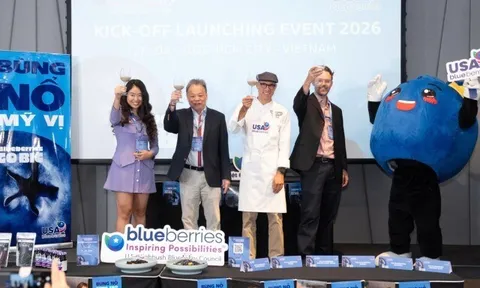 Hiệp hội Việt Quất Bụi Cao Hoa Kỳ khởi động mùa vụ 2026 tại Việt Nam với chiến dịch toàn cầu “Blueberries Go Big”