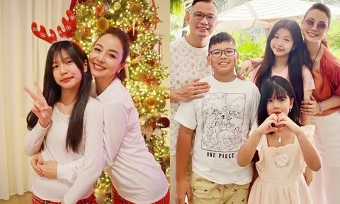 Jennifer Phạm khoe nhan sắc "không tuổi" khi nhảy đu trend cùng con gái, ái nữ càng lớn càng xinh và giống bố