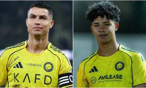 Al-Nassr tính đôn Ronaldo Jr lên đội một đá cùng CR7