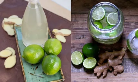 Cách uống nước gừng vỏ chanh đốt cháy chất béo, giảm cân nhanh, không hại dạ dày