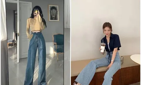 Combo áo ngắn và quần ống rộng: công thức “hack dáng” đơn giản nhưng hiệu quả bậc nhất mùa hè