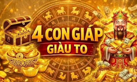 Ăn Lộc Thánh Cho, 4 con giáp No Ấm, rủng rỉnh ăn tiêu tháng 5/2026