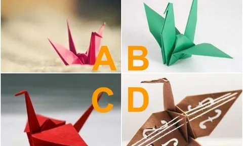 Trắc nghiệm: Chọn một con hạc giấy, biết ngay người bạn yêu có đang “tơ tưởng” người khác không