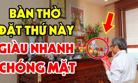 3 dấu hiệu trên bàn thờ báo hiệu điềm may mắn sắp trúng số giàu to