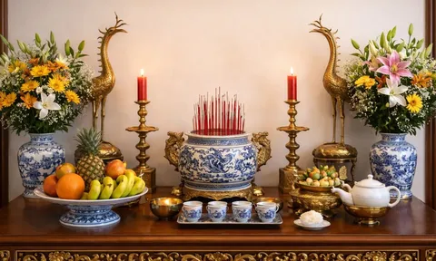 Ban thờ gia đình đủ 5 thứ này: Giữ lộc – giữ phúc – giữ bình an cho cả nhà