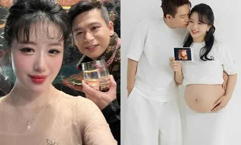 Cô giáo dạy piano xinh như búp bê vừa sinh con với "anh tài" đình đám Vbiz, nhan sắc khi mang bầu còn bất ngờ hơn