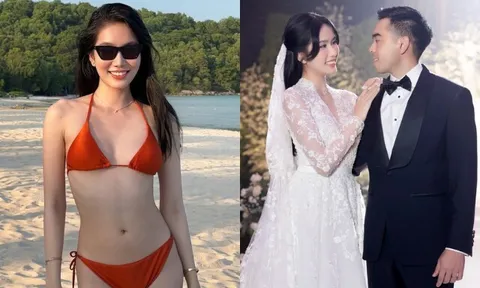 Á hậu Việt Nam cao 1m77 nhận học bổng 3 tỷ, lấy chồng Tiến sĩ ở penthouse view triệu đô, xài túi hiệu như "mua sỉ"