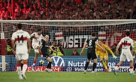 Siêu phẩm đánh gót phút 119 đưa Stuttgart vào chung kết gặp Bayern