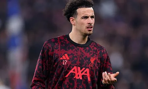 Curtis Jones và nguy cơ bật bãi khỏi Liverpool