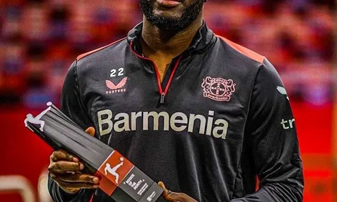 Tiền đạo của Leverkusen được đề cử vào đội hình tiêu biểu Bundesliga