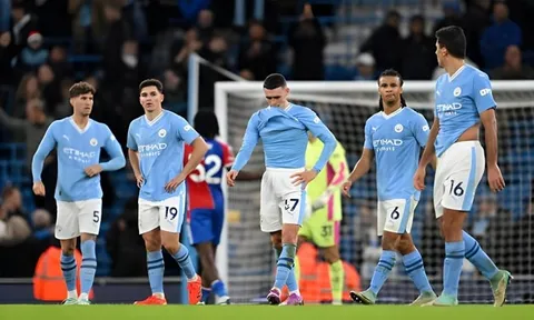 3 điều rút ra sau trận hòa của Manchester City trước Crystal Palace