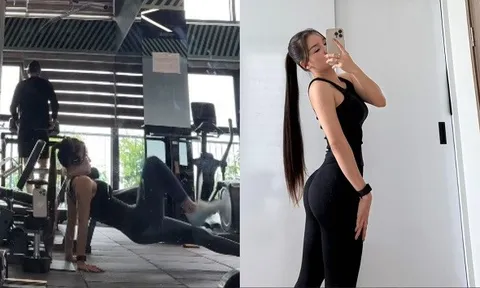 Vợ Đặng Văn Lâm lấy lại vóc dáng chuẩn chỉ sau 3 tháng sinh con