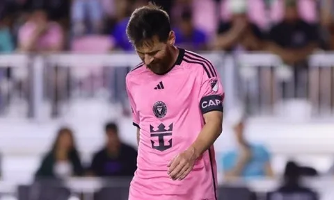Messi 'tắt điện', Inter Miami thảm bại 0-3 trước Cincinnati