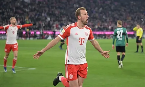 Harry Kane tiếp tục phá vỡ kỷ lục ở Bundesliga