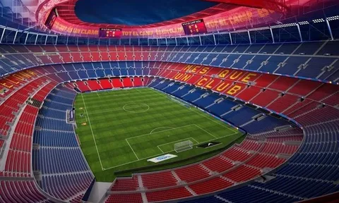 Camp Nou đang chậm tiến độ